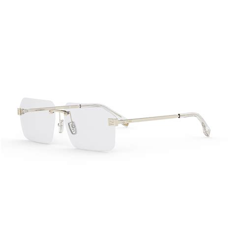 fendi rimless glasses.